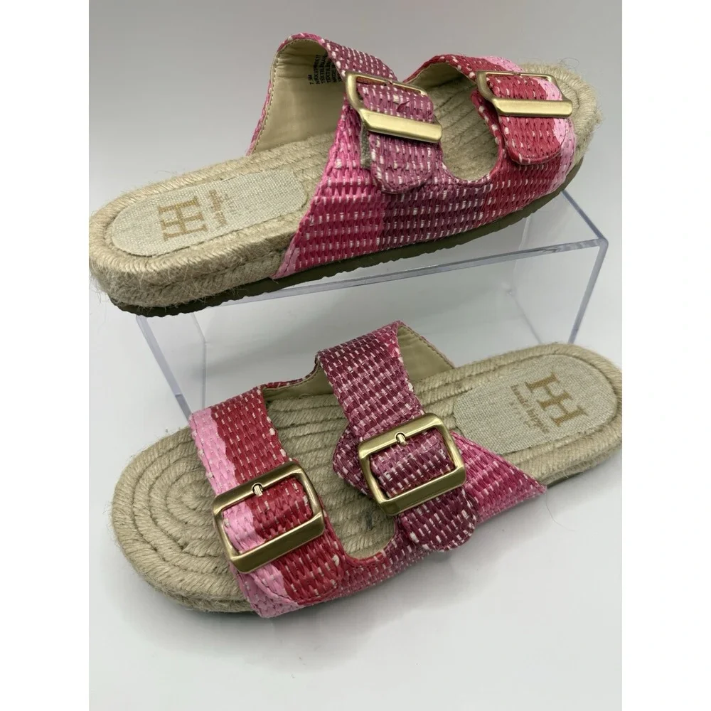 Haute Hippie Pink Twine Slide 7.5 Women‎ Shoe Beach Resort